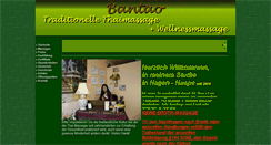 Desktop Screenshot of bantao-massage.de