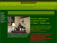 Tablet Screenshot of bantao-massage.de